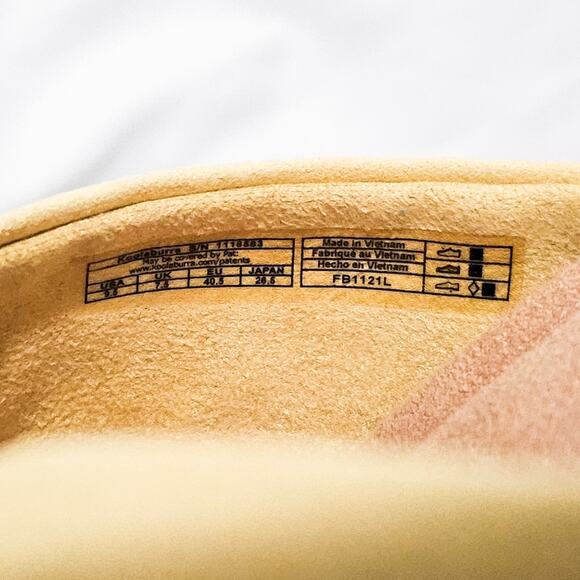 Koolaburra by Ugg New yellow & white Carenza twist slide sandal size 9.5 - Picture 10 of 15